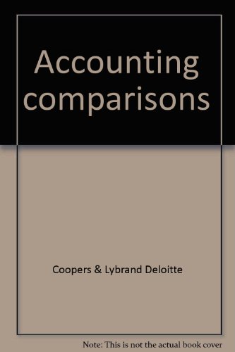 accounting comparisons 1st edition coopers , lybrand deloitte 0863491650, 9780863491658