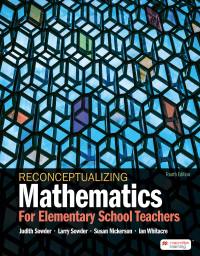 reconceptualizing mathematics for elementary school teachers 4th edition judith sowder, larry sowder, susan