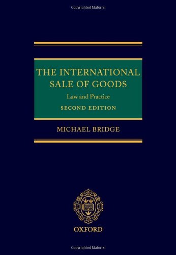 the international sale of goods law and practice 2nd edition michael bridge 0199273588, 9780199273584