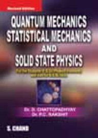 quantum mechanics statistical mechanics solid state physics 1st edition p c rakshit 8121909317, 9788121909310