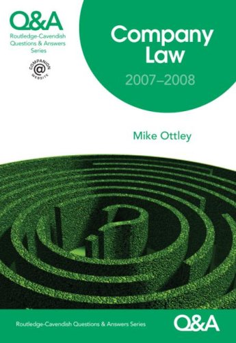q and a company law 2007 2008 5th edition mike ottley 1859419593, 9781859419595