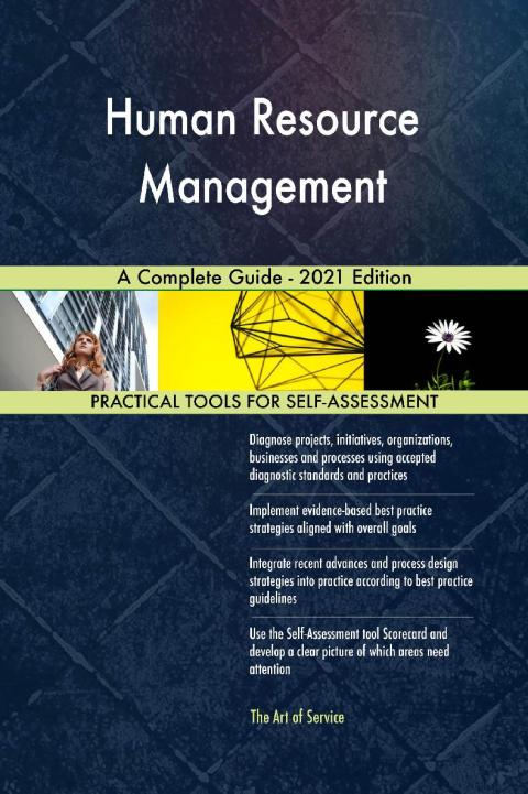 human resource management a complete guide 2021 edition gerardus blokdyk 186747459x, 9781867474593