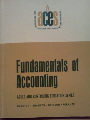 fundamentals of accounting 1st edition boynton 0538142901, 9780538142908