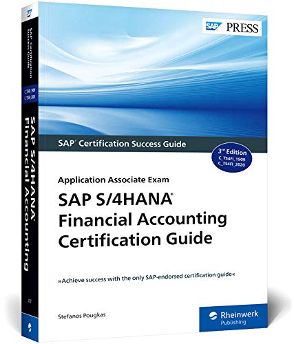 sap s/4hana financial accounting certification guide application associate exam 3rd edition stefanos pougkas