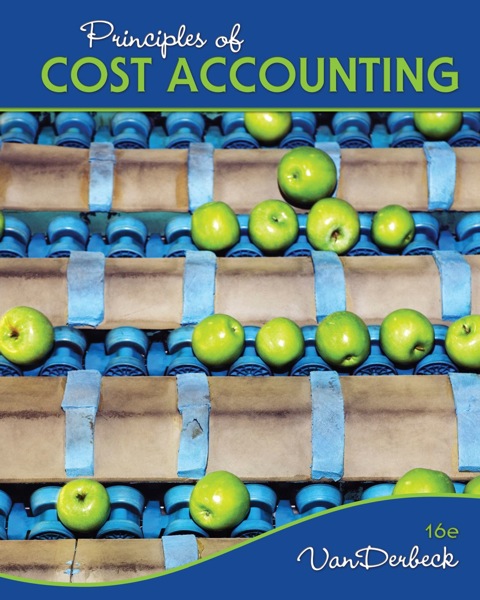 principles of cost accounting 016th edition vanderbeck, edward j. 1133712703, 9781133712701