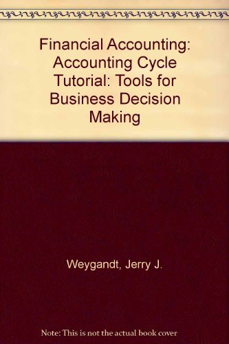 financial accounting kimmel accounting cycle tutorial tools for business decision making 3rd edition