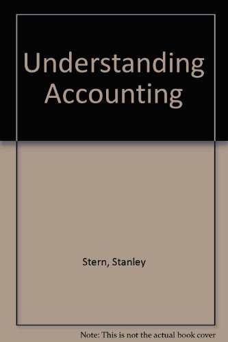 understanding accounting 1st edition stern, stanley 0668057262, 9780668057264
