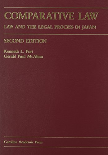 comparative law law and the legal process in japan 2nd edition kenneth port , gerald paul mcalinn 0890894647,