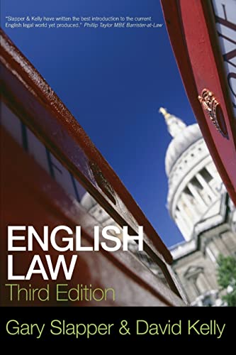 english law 3rd edition gary slapper , david kelly 0415499518, 9780415499514