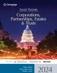 south western federal taxation corporations partnerships estates and trusts 2024 47th edition william a.