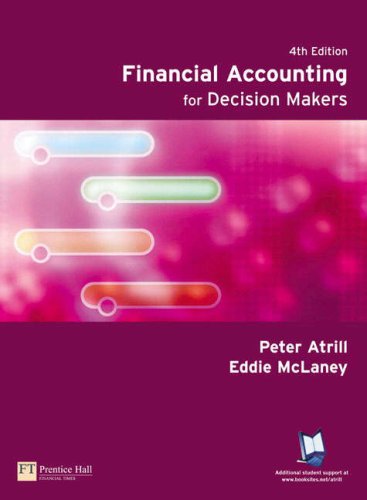 financial management for decision makers 4th edition peter atrill, eddie mclaney 1405854359, 9781405854351