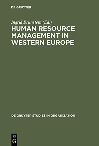human resource management in western europe 1st edition ingrid brunstein 3110142759, 9783110142754