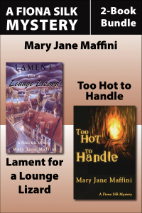 fiona silk mysteries 2 book bundle lament for a lounge lizard 1st edition mary jane maffini 1459723023,