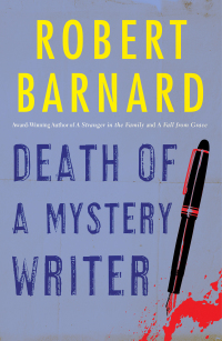 death of a mystery writer  robert barnard 0684162806, 1476737266, 9780684162805, 9781476737263