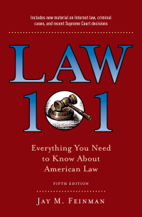 law 101  everything you need to know about american law 5th edition jay m. feinman 0190866322, 9780190866327