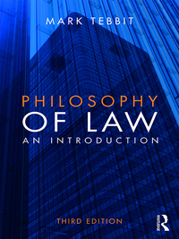 philosophy of law an introduction 3rd edition mark tebbit 0415827450, 9780415827454