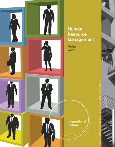 human resource management international edition phillips j m