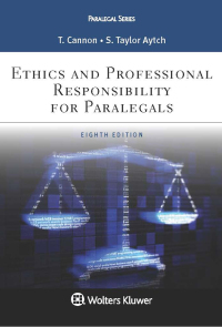 ethics and professional responsibility for paralegals 8th edition therese a. cannon , sybil taylor aytch