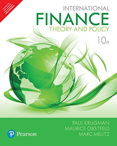 international finance theory and policy 10th edition paul krugman, maurice obstfeld, marc melitz 9332585776,