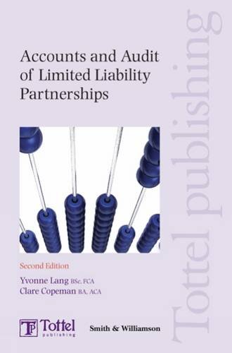 accounting and auditing of limited liability partnerships 2nd edition claire copeman, yvonne lang 1845928105,