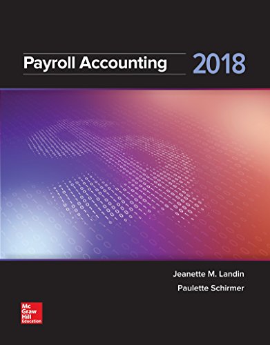 payroll accounting 2016 3rd edition jeanette m. landin, paulette schirmer 1259751643, 9781259751646