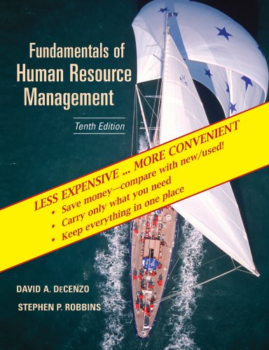 fundamentals of human resource management 10th edition david a. decenzo , stephen p. robbins 0470556684,