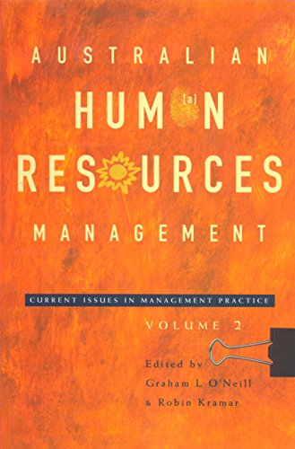 australian human resources management vol 2 current issues in management practice 1st edition robin kramar