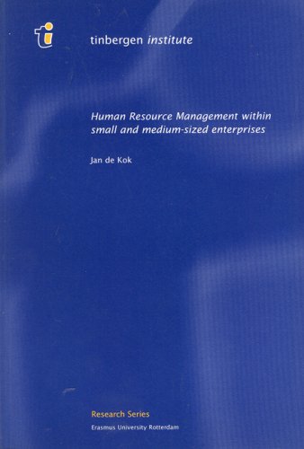 human resource management within small and medium sized enterprises 1st edition jan de kok 9051707053,