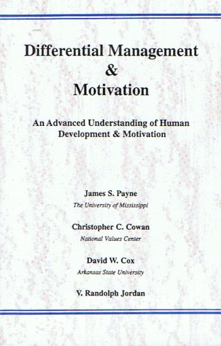 differential management and motivation an advanced understanding of human development and motivation 1st