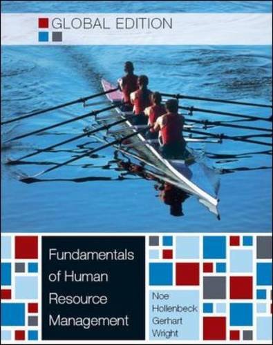 fundamentals of human resource management 4th edition raymond noe 125900936x, 9781259009365