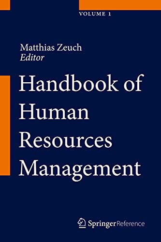 handbook of human resources management 1st edition matthias zeuch 3662441519, 9783662441510