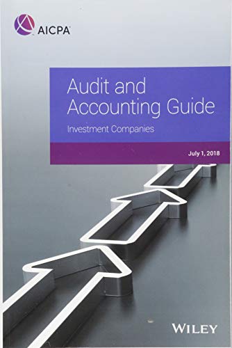 audit and accounting guide investment companies june 1 , 2018 1st edition aicpa 1948306174, 9781948306171
