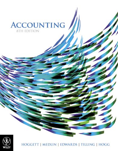 accounting 8th  edition john hoggett, lew edwards, evelyn hogg, john medlin, matthew tilling 1118522400,