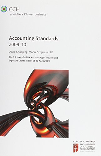 accounting standards 2009-10 2010 edition david chopping 1847981453, 9781847981455