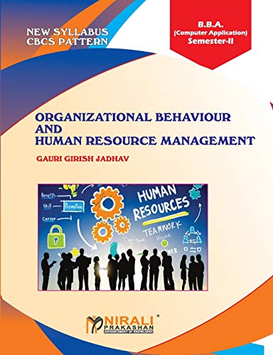 organizational behaviour and human resource management 1st edition gauri jadhav 9389825377, 9789389825374