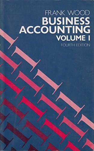 business accounting volume 1 4th edition frank. wood 0582413427, 9780582413429