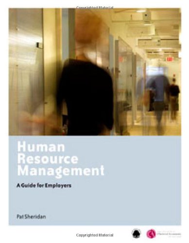 human resource management a guide for employers 1st edition pat sheridan 1904887155, 9781904887157