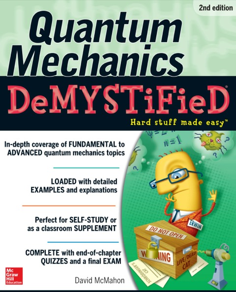 quantum mechanics demystified  hard stuff made easy 2nd edition david mcmahon 0071765638, 9780071765633