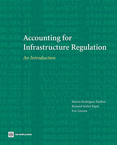 accounting for infrastructure regulation an introduction 1st edition eric ian groom, richard schlirf rapti,