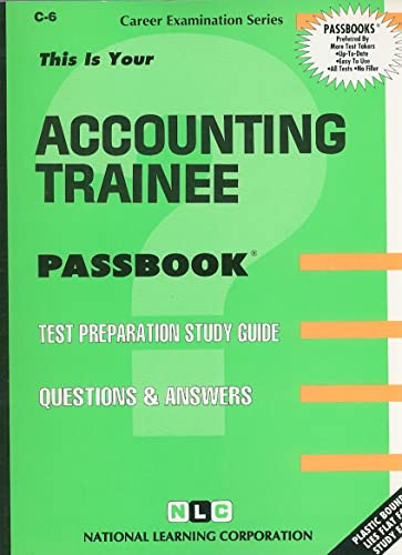 this is your accounting trainee 1st edition national learning corporation 0837300061, 9780837300061