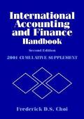 international accounting and finance handbook 2001 cumulative supplement 2nd edition frederick d. s. choi