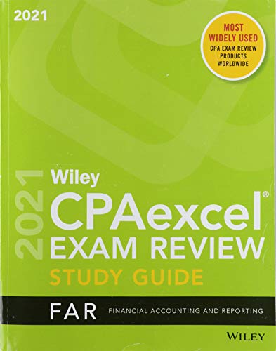 wiley cpaexcel exam review study guide financial accounting and reporting 2021 2021 edition wiley 1119754038,