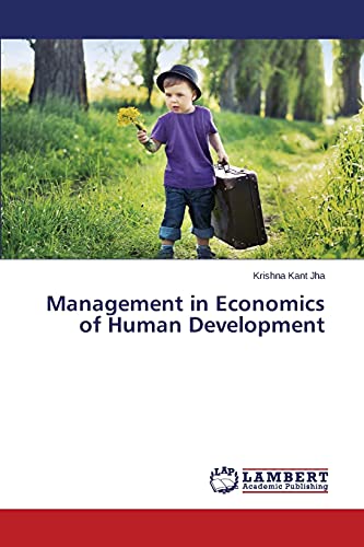 management in economics of human development 1st edition krishna kant jha 3659632031, 9783659632037