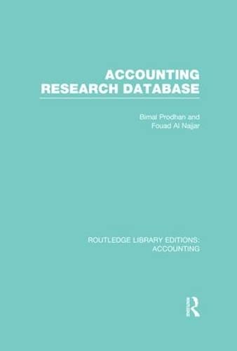 accounting research database 1st edition bimal prodhan, fouad al najjar 1138988235, 9781138988231