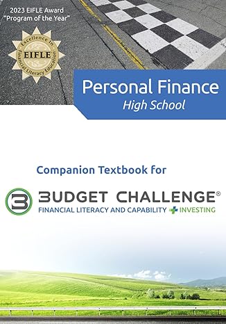 personal finance high school companion textbook for budget challenge 1st edition timothy a. lambrecht, david