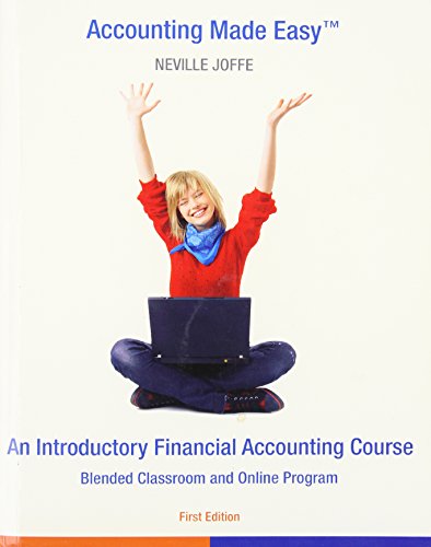 accounting made easy an introductory financial accounting course blended classroom and online program 1st