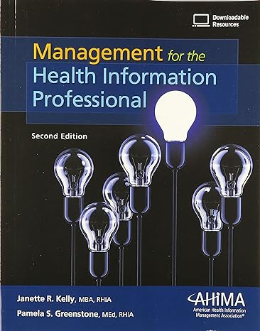 management for the health information professional 2nd edition janette r. kelly 1584266813, 978-1584266815