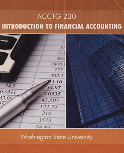 acctg 230 introduction to financial accounting 1st edition j. david spiceland 0077815033, 9780077815035