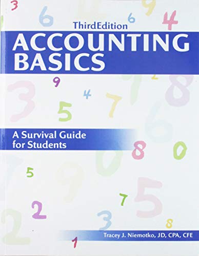 accounting basics a survival guide for students 3rd edition tracey niemotko 1524969680, 9781524969684