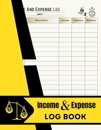 income and expense log book 1st edition arnis publishing
